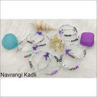 Kids Round Silver Bangles