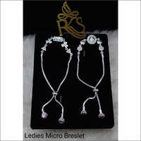 Ladies Micro Silver Bracelet