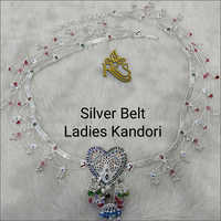 Ladies Silver Waist Belt