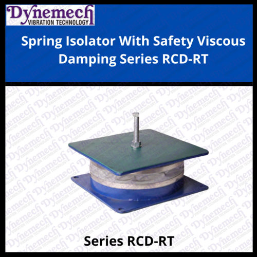 Industrial-Grade Press Spring Isolators With Safety Features, Series-RCD-RT