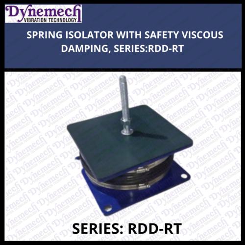 Spring Isolator With Safety Viscous Damping, Series-Rdd-Rt