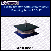 Spring Isolator With Safety Viscous Damping, Series-rdd-rt - Color: Green