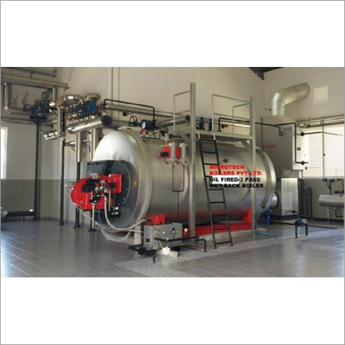 Oil Fired 2.5 TPH Industrial IBR Approved Steam Boiler