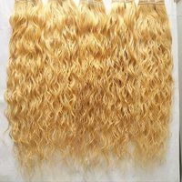 Raw Wavy Blonde human Hair Extensions