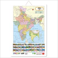 Map Of India Wall Charts