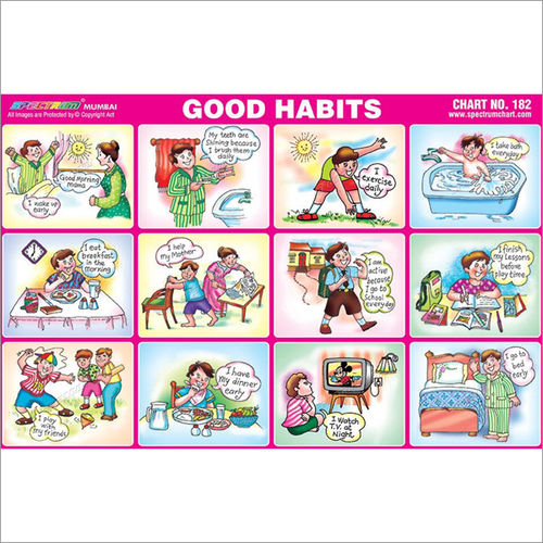 Good Habits Charts Manufacturer Supplier In Mumbai