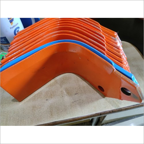 Tractor Rotavator Blade - Rigid Metal with Painted Surface Treatment | Ideal for Agricultural Use and Enhanced Durability