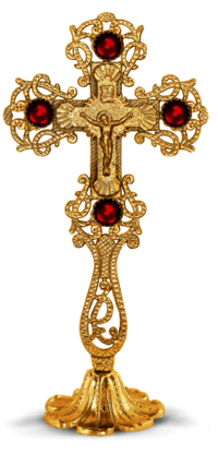 BRASS CHURCH ALTAR CROSS CHURCH SUPPLIES