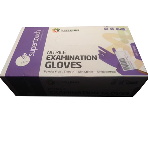 Nitrile Examination Gloves By TINBRO BHARAT MEDICAL STORE