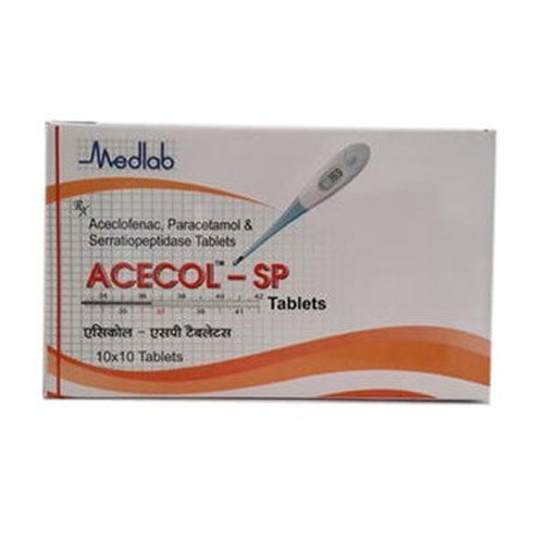 Aceclofenac Paracetamol Serratiopeptidase Tablet Third Party-Contract Manufacturing