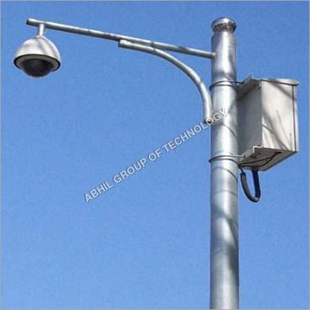 GI CCTV Camera Pole