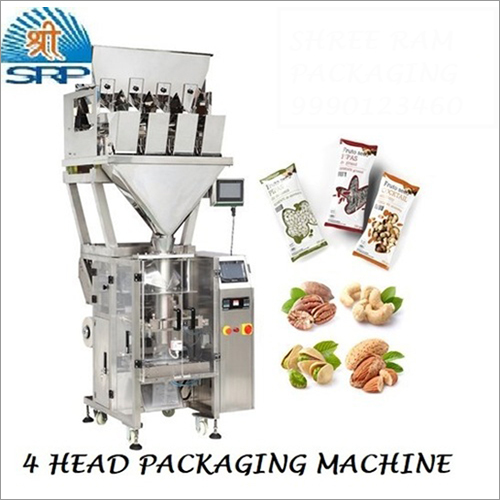 Semi-Automatic 4 Head Pulses Packaging Machine In India