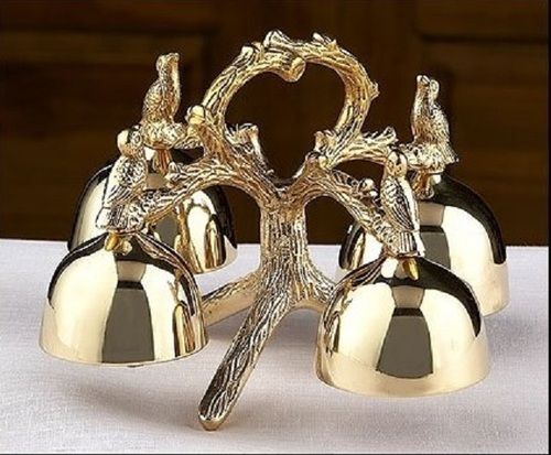 BRASS BLESSING BIRD CHURCH HANDBELL CHURCH SUPPLIES