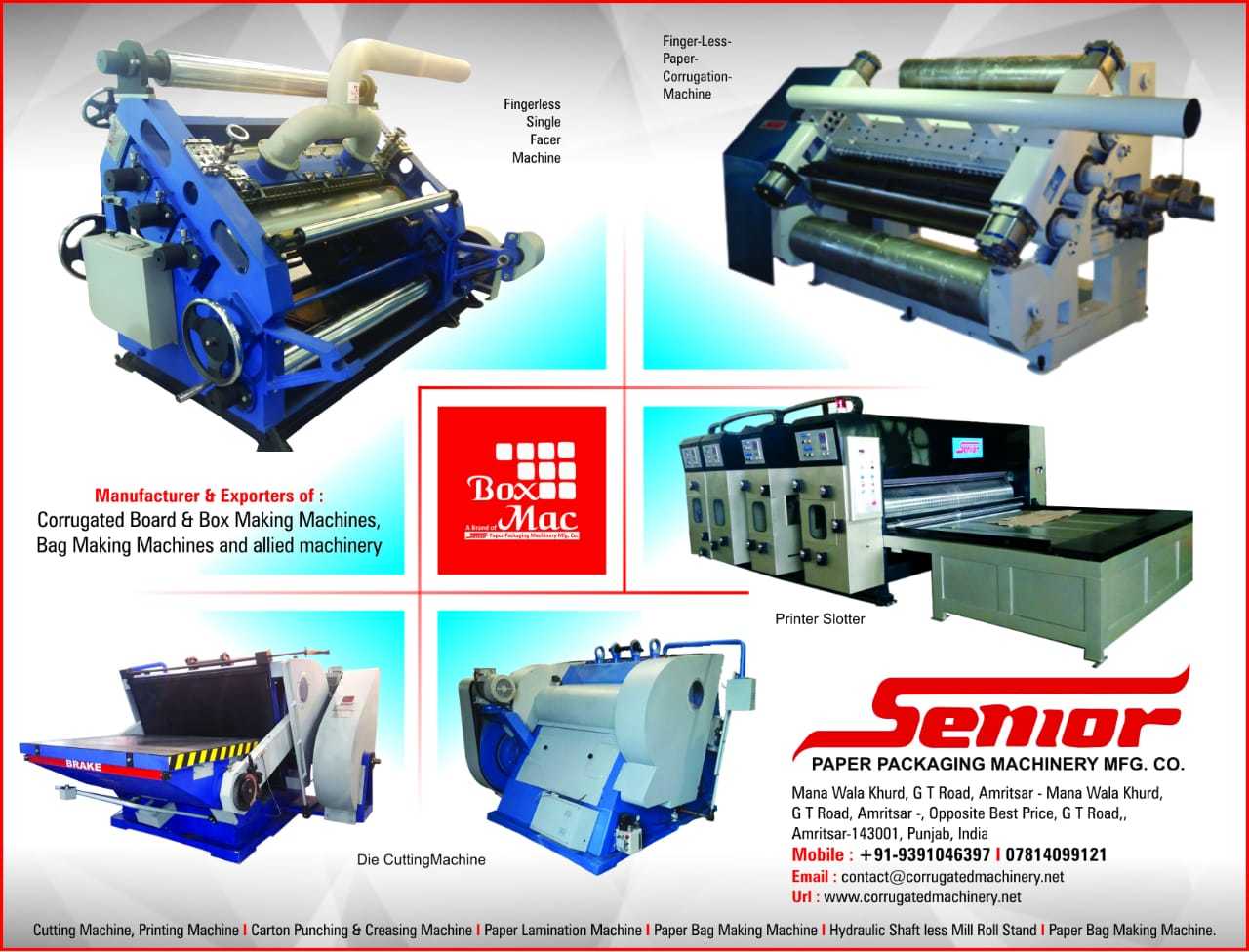 BOXMAC Paper Lamination MAchine