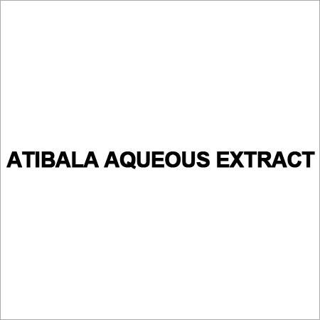 Atibala Aqueous Extract
