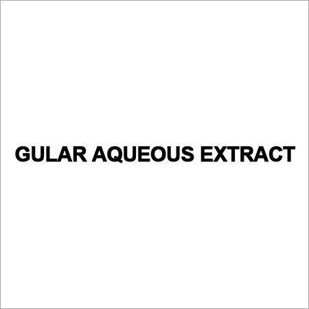 Gular Aqueous Extract