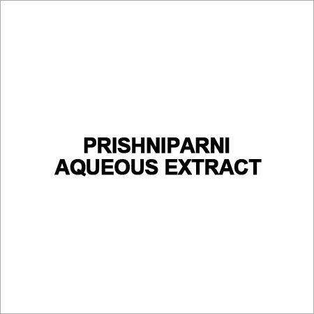 Prishniparni Aqueous Extract