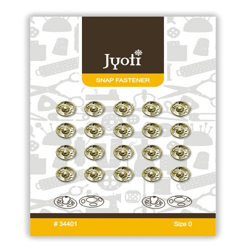 Jyoti Brass Snap Fastener