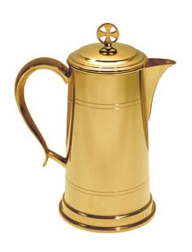 BRASS COMMUNION JUG FOR CHURCH OFFERING CHURCH SUPPLIES