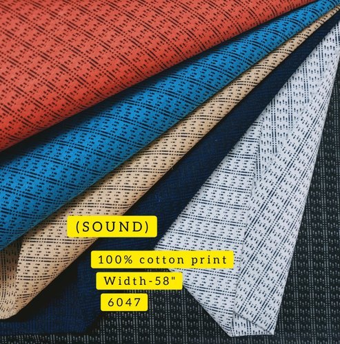 Printed cotton Shirting Fabric