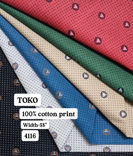 Toko 100% Cotton Print Shirting Fabric