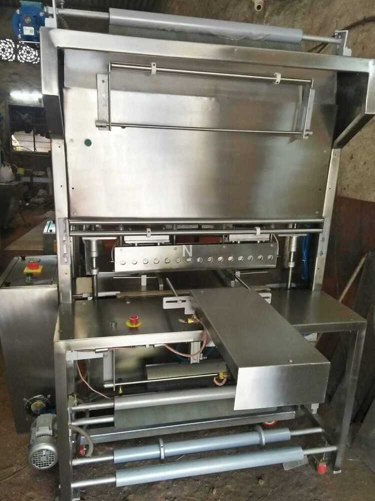 Stainless Steel 60BPM  Semi Automatic Shrink Wrapping Machine