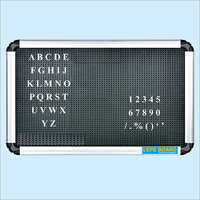 Letter and Figures Perforated Display Board