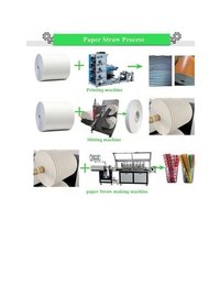 GLUE LESS PAPER STRAW MACHINE WITHPACKING LINE