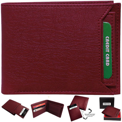 Crafted Leather Wallet Coin Purse Short Men's Wallet - Walmart.com