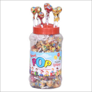 Candy 125 Pcs Multiple Flavour Lollipop Jar