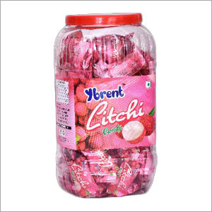 Piece Litchi 180 Pcs Hard Candy Jar