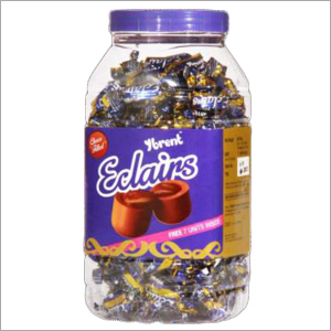 Eclairs 160 Pcs Choco Cream Filled Candy Jar