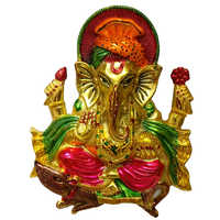 Lord Ganesha Coloured Idol