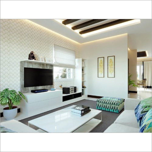 Living Room Interior Designing Service By MS INFRA