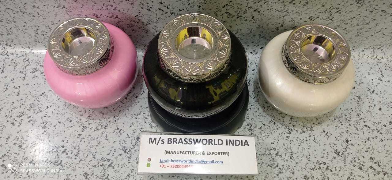 TRICOLOUR OF CANDLE LIGHT CREMATION URN FUNERAL SUPPLIES
