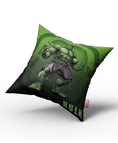 Marvel Cushion Cover With Filled Cushion (Hulk