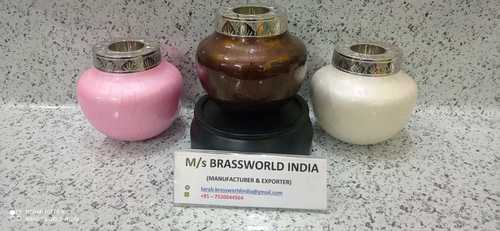 THREE DIFFERENT COLOUR OF CANDLE LIGHT CREMATION URN FUNERAL SUPPLIES