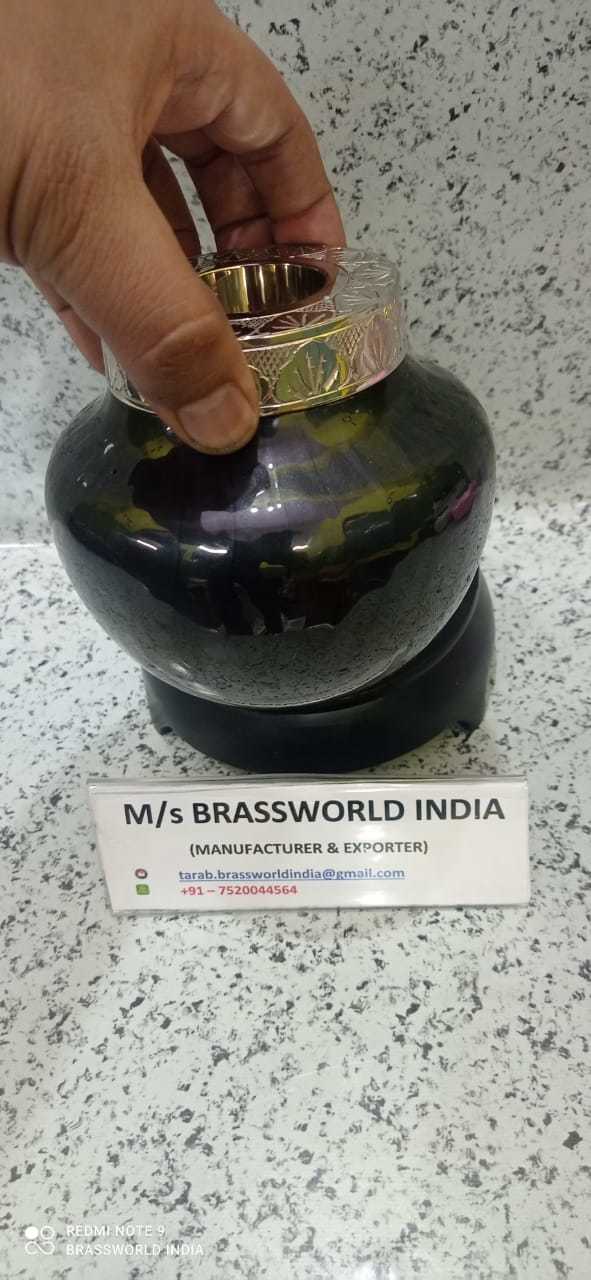 ALUMINIUM BROWN HIGH QUALITY CANDLE LIGHT CREMATION URN FUNERAL SUPPLIES