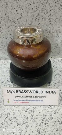 ALUMINIUM BROWN HIGH QUALITY CANDLE LIGHT CREMATION URN FUNERAL SUPPLIES