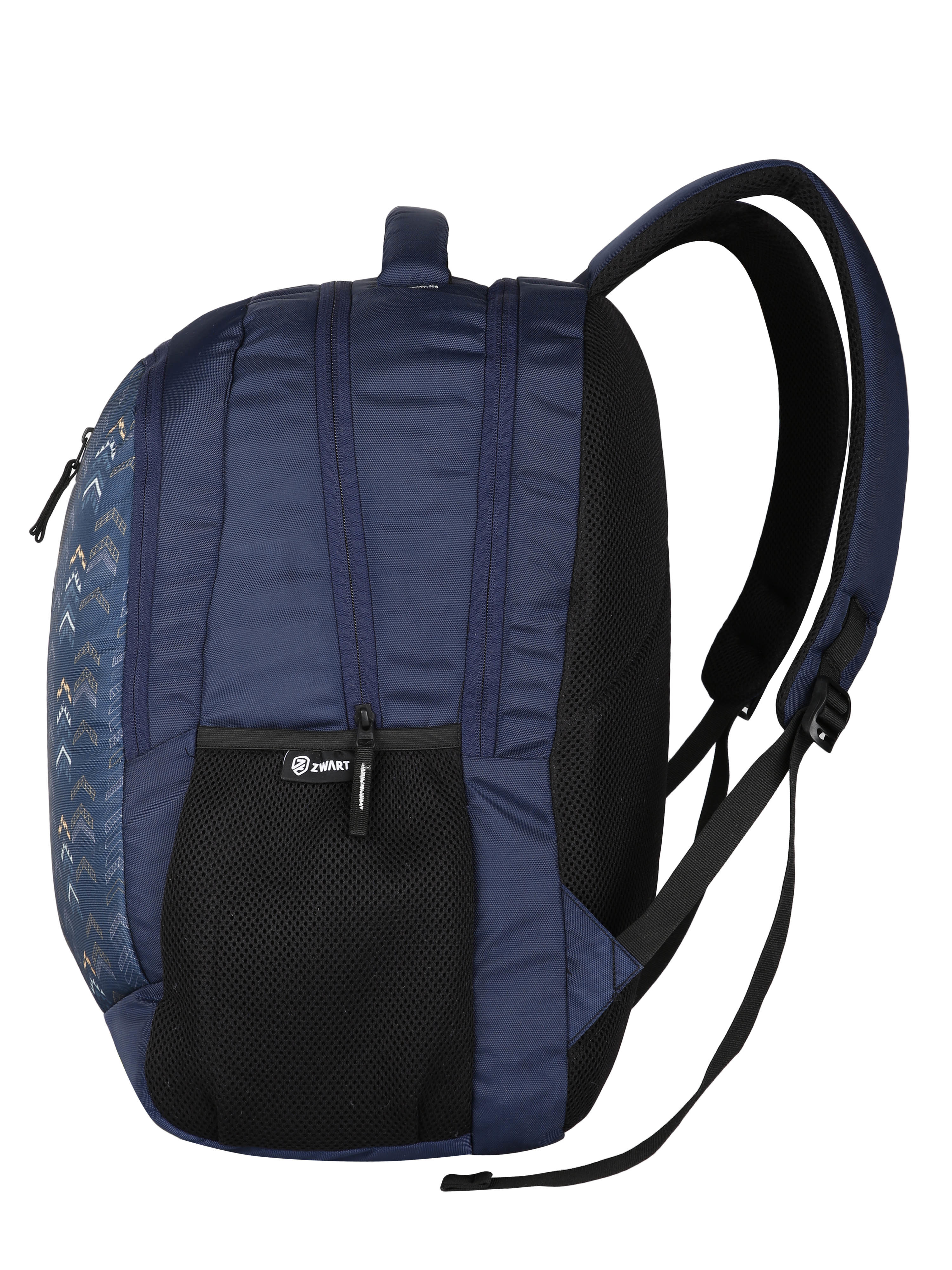 114114- Blue-White Backpack