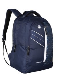 114114- Blue-White Backpack