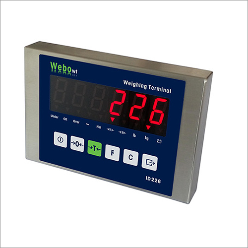 ID226 Slim SS IP66 Weighing Indicator By CHANGZHOU WEIBO WEIGHING EQUIPMENT SYSTEM CO., LTD.