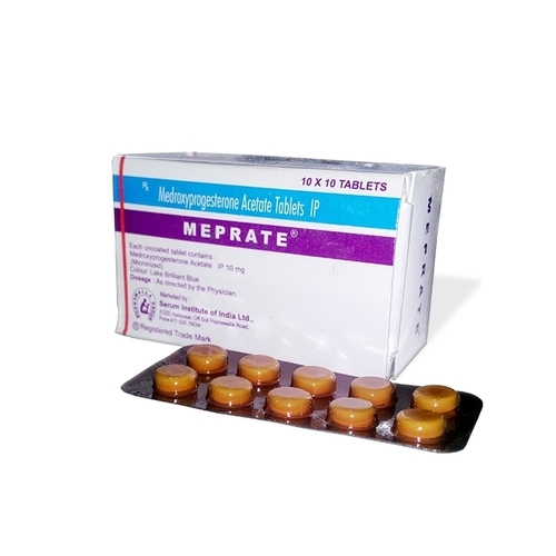 Medroxyprogesterone Acetate Tablets I.P. (Meprate 10 mg)