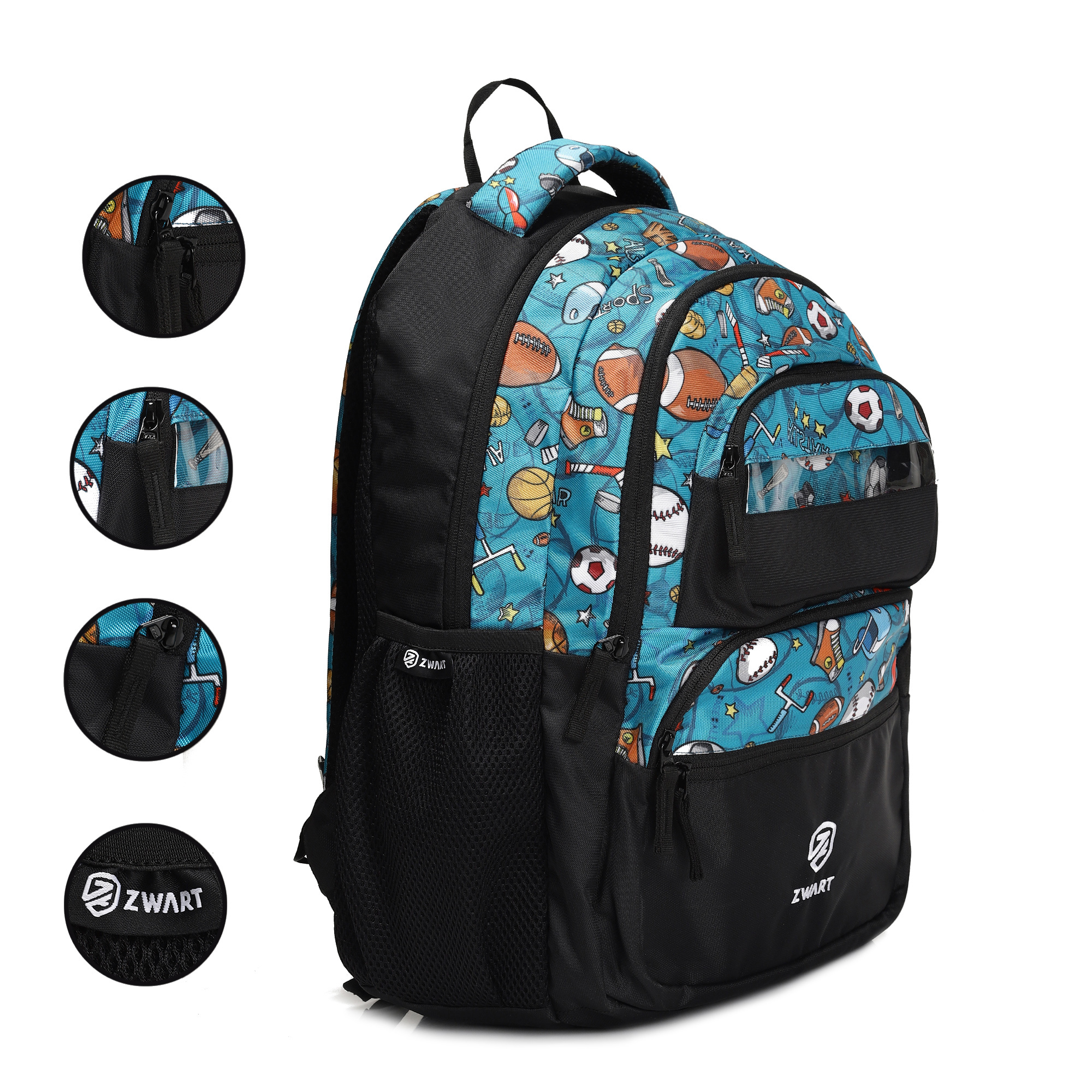 Printed Backpack