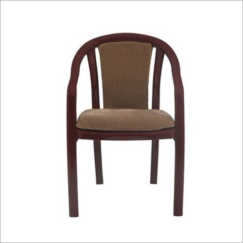 Brown Ornate Plastic Chair