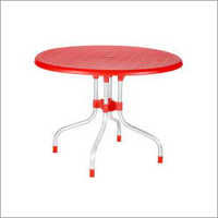 Cherry Round Plastic Table