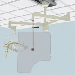 ConXport X Ray Ceiling Suspension Shield With OT Light By CONTEMPORARY EXPORT INDUSTRY