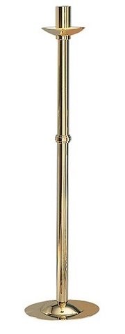 BRASS LONG TAPER CANDLE HOLDER CHURCH SUPPLIES By BRASSWORLD INDIA