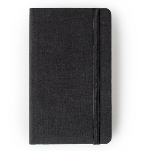 Comma Weave - A6 Size - Hard Bound Notebook - (Black)