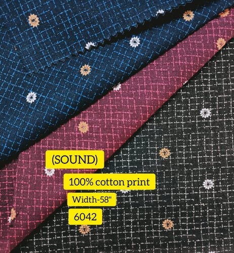 Cotton Print Shirting Fabric